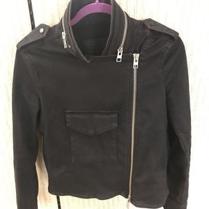 All Saints Black Denim Jacket